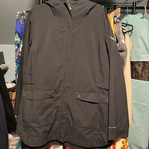 Columbia Men's Dark Gray Raincoat